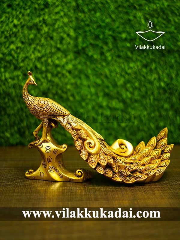 Golden Brass Kamakshi Vilakku Lamp, For Diwali Decor, Small at Rs 1500 in  Nagpur