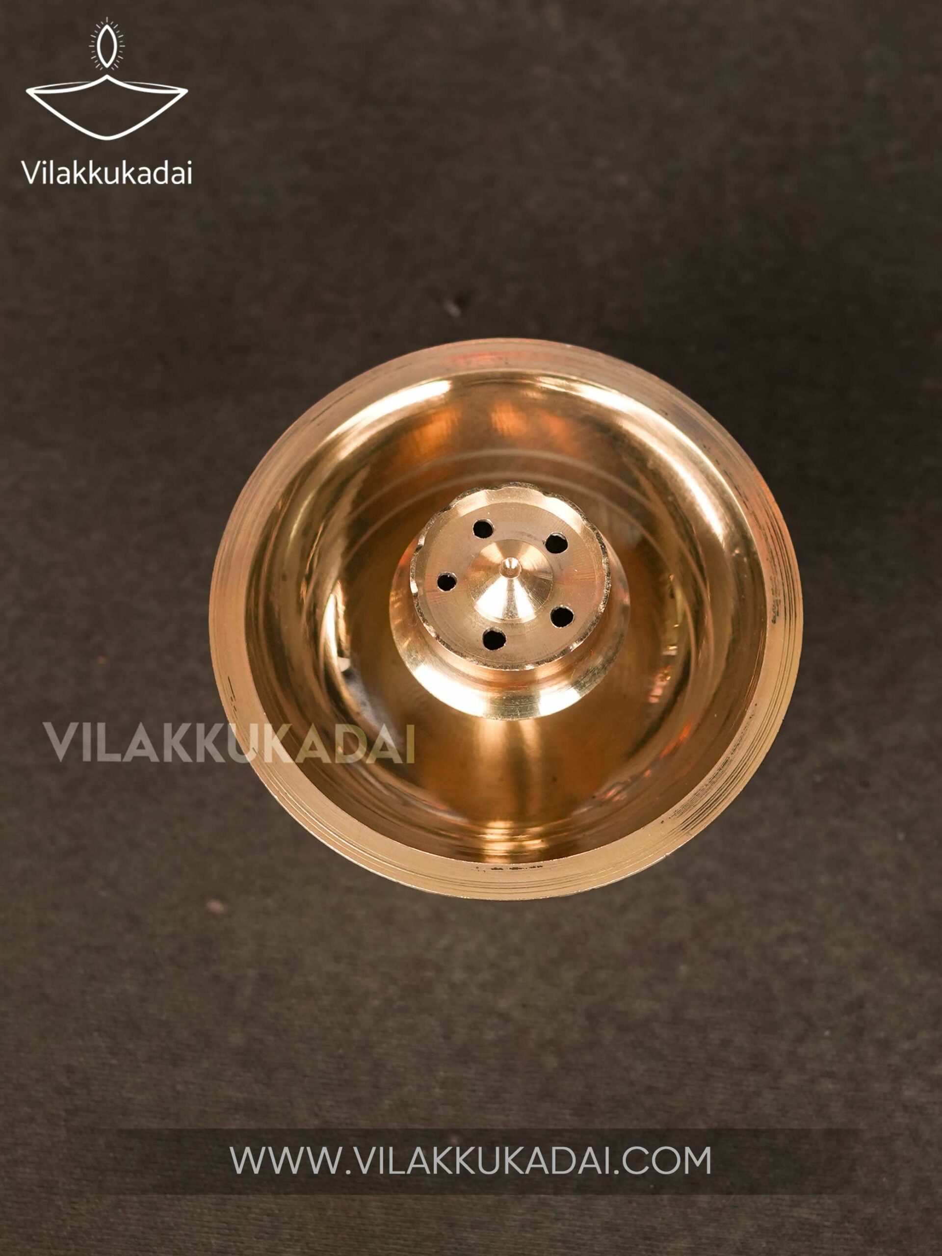 Brass Agarbatti Agardan Katori Stand No.4-4