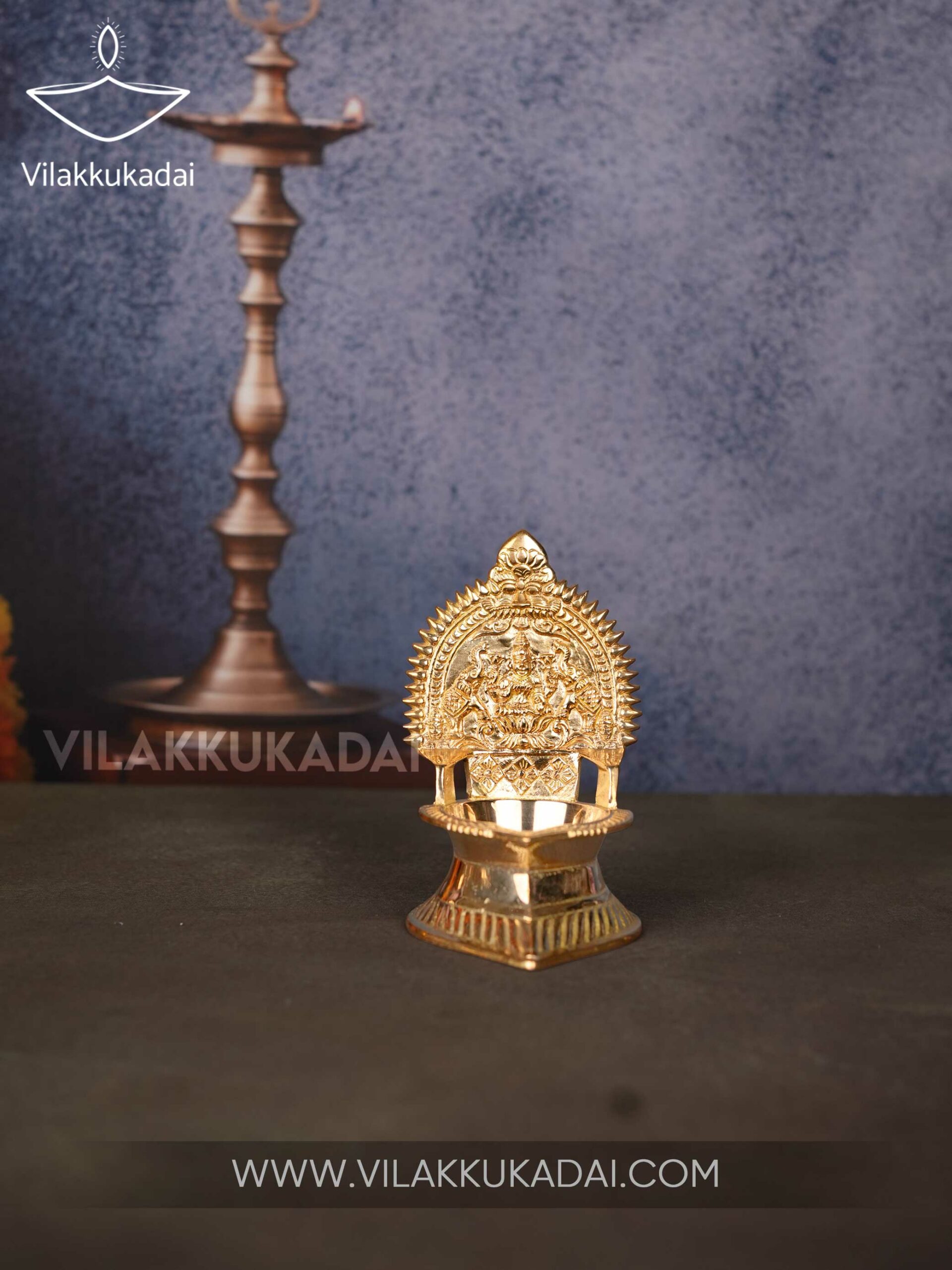 gajalakshmi-vilakku-5-5-inch gajalakshmi vilakku