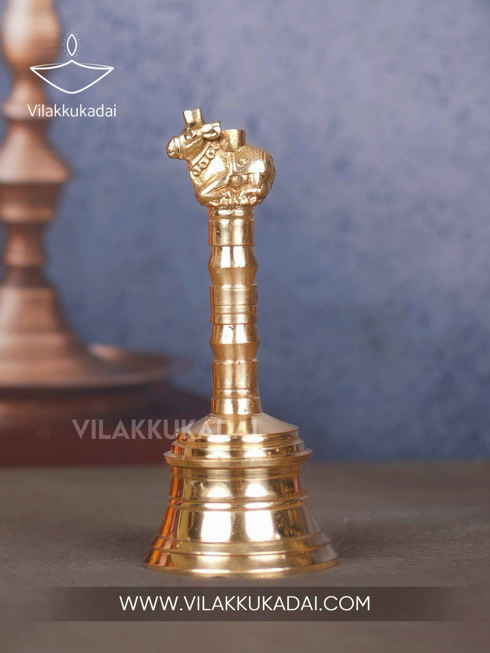 nandhi-bell-brass-6-5-inch nandhi bell brass