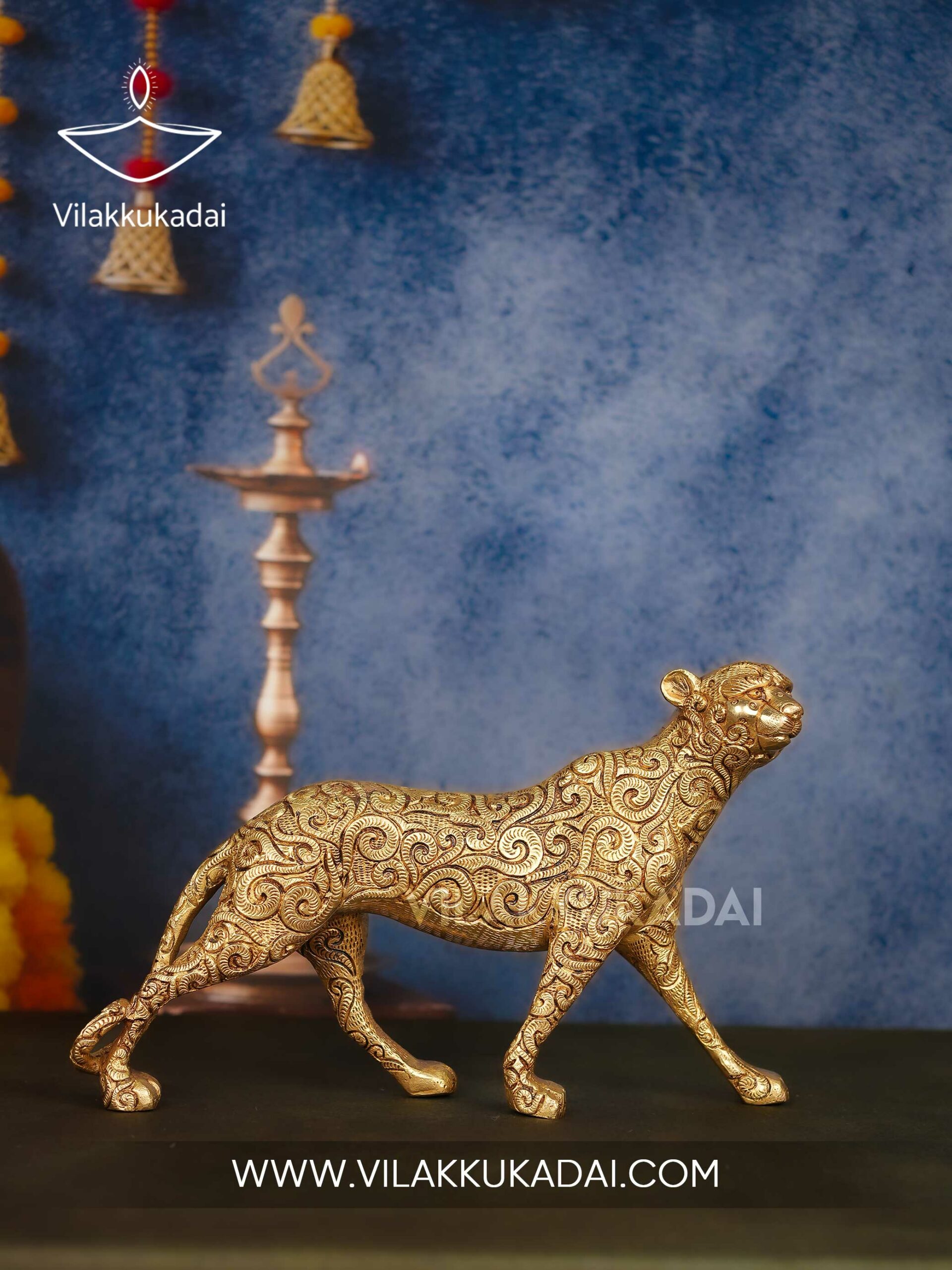 brass-cheetah-8-inch brass cheetah