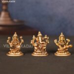 lakshmi ganesh saraswati idols