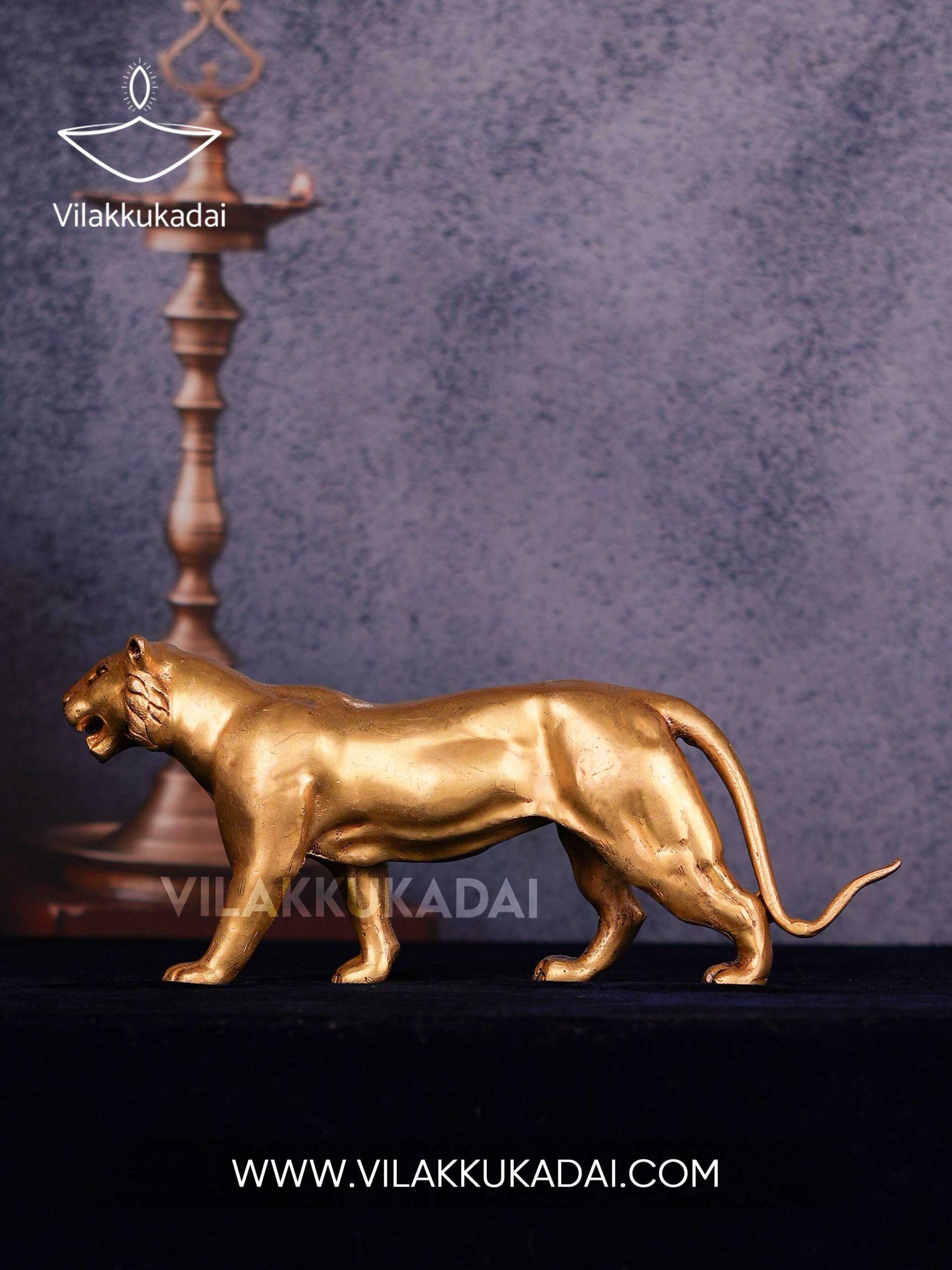 brass tiger statue