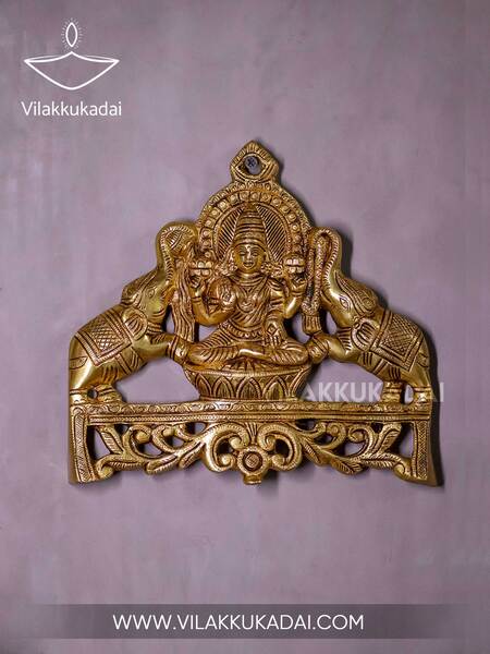 Brass Gajalakshmi Wall Hanging Brass Gajalakshmi Wall Hanging
