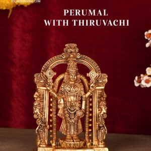 Perumal Brass/ 9"/ Balaji Murti/ Venkateswara Statue/ Venkatachalapathy