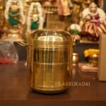 Handcrafted brass Rail Adukku set, 16 pieces, Vilakkukadai