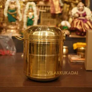 Handcrafted brass Rail Adukku set, 16 pieces, Vilakkukadai