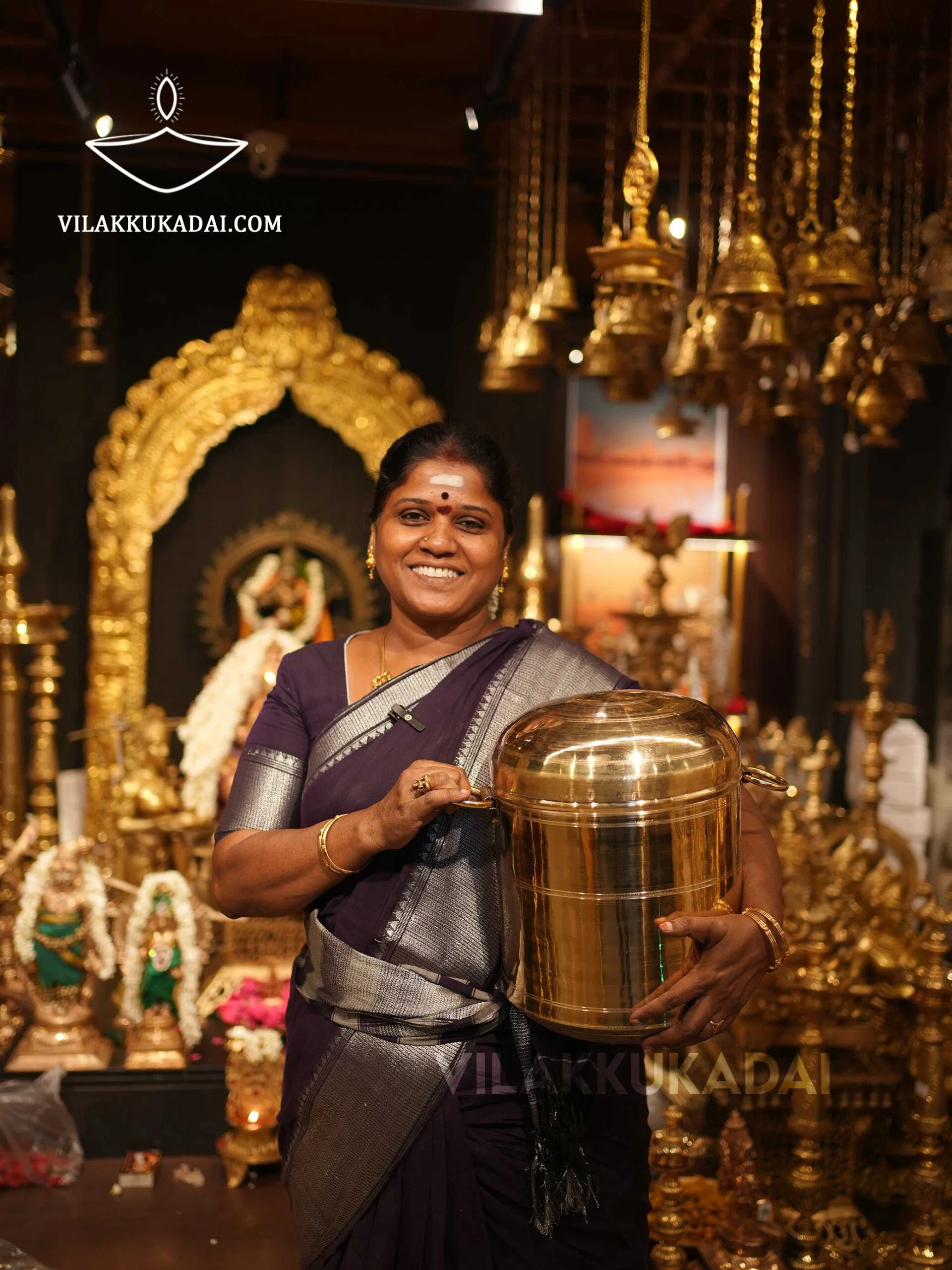 Brass Rail Adukku Pathiram set, 16 pieces, Vilakkukadai