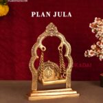 Plain Jula traditional pooja jhula deity swing