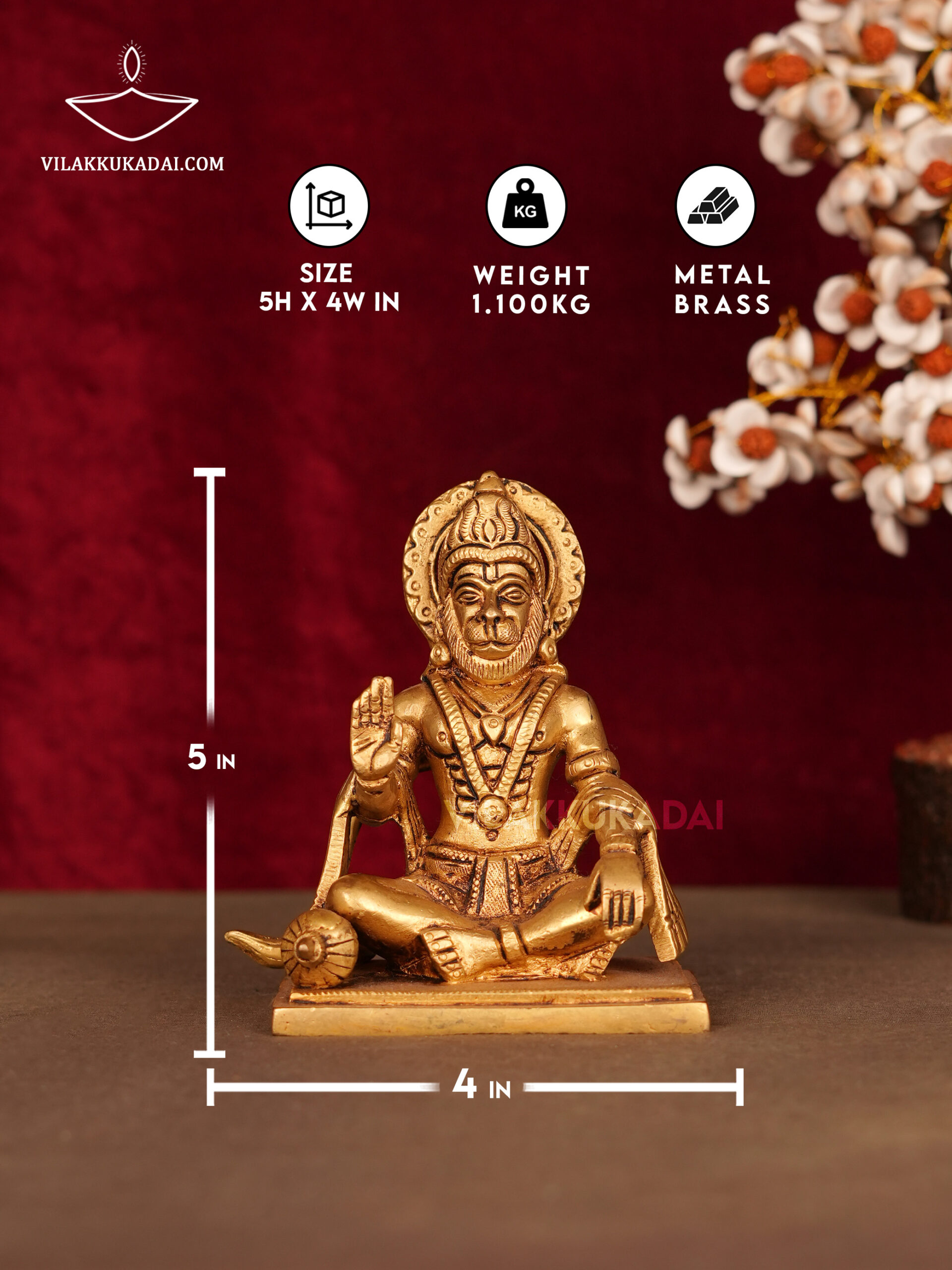 SITTING HANUMAN 5- 2